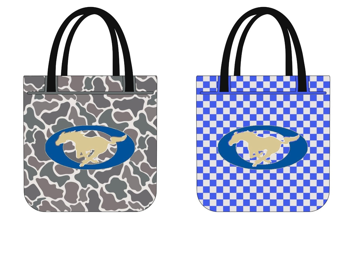 Mustangs tote bag