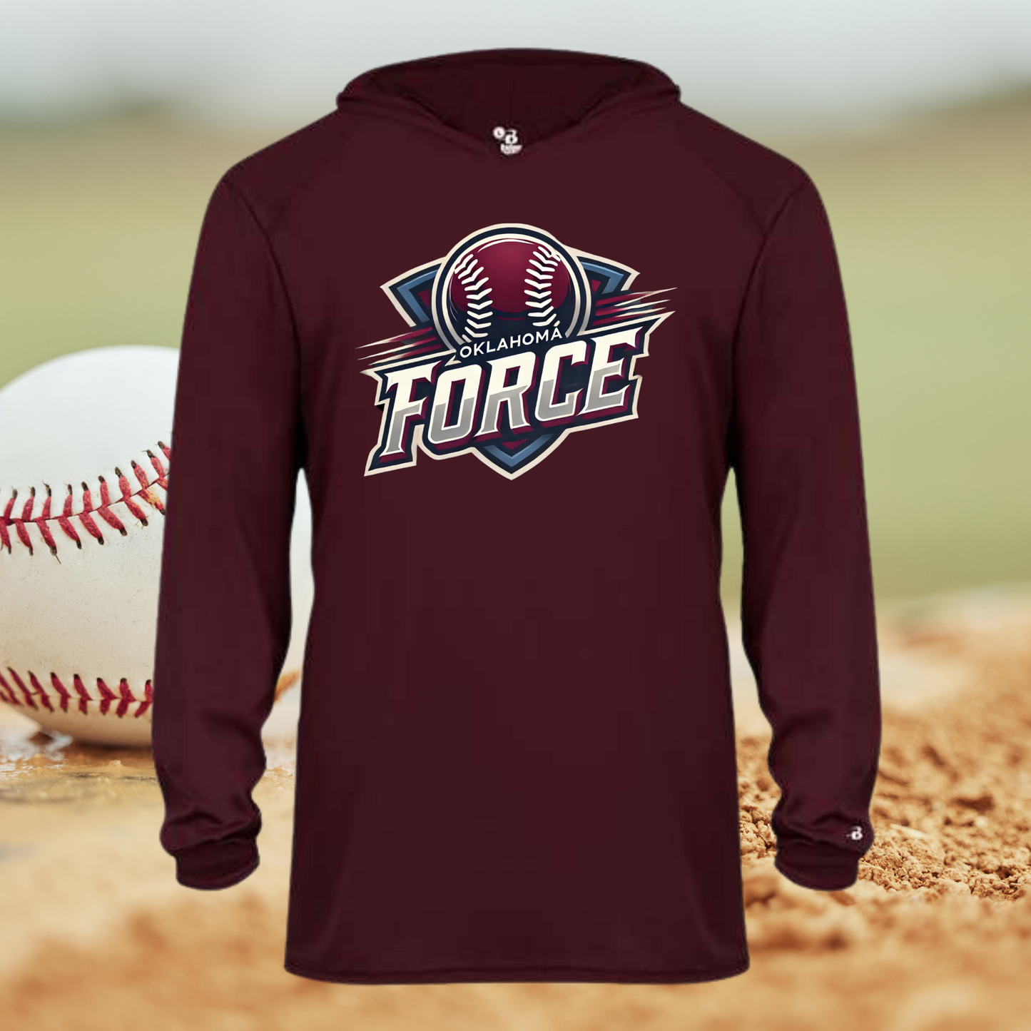 Force Hooded long sleeve dri fit