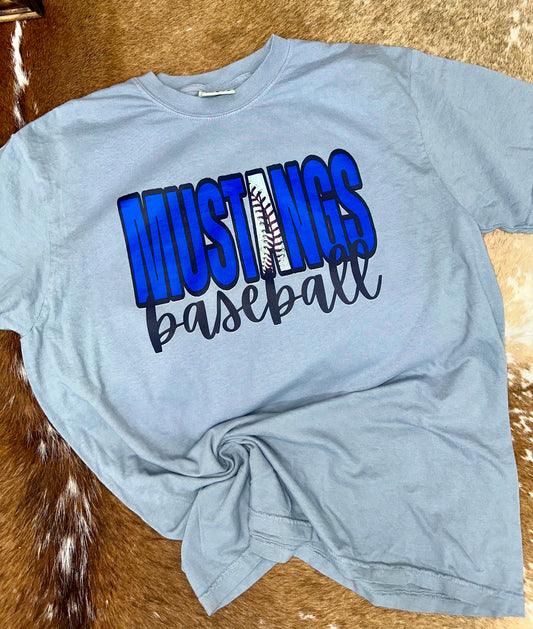 Mustangs Baseball Tee