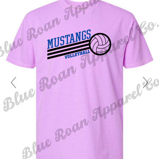 Mustangs Volleyball Tee