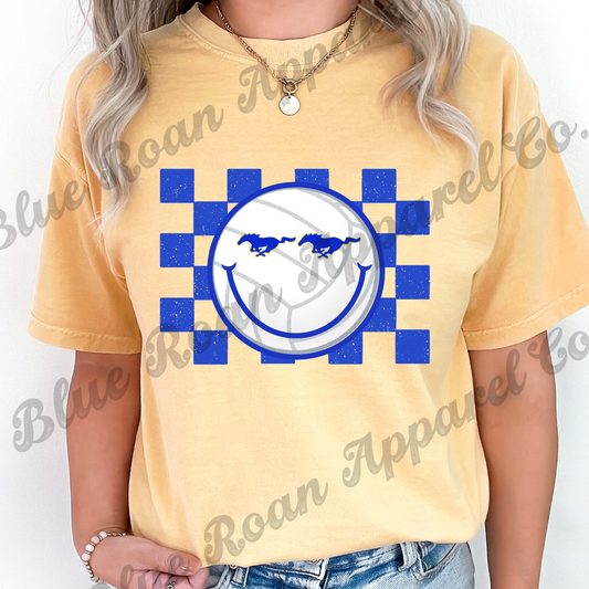 Volleyball Smiley Tee