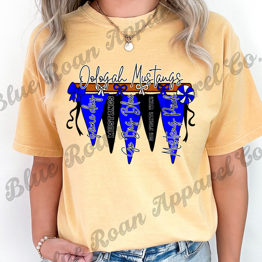 Mustang Spirit Flag Tee