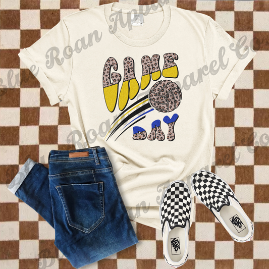 Cheetah Game Day Volleyball Tee