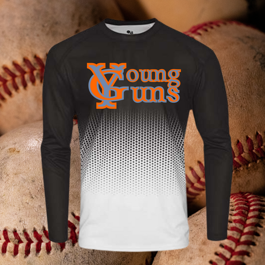 Young Guns Dri Fit Ombre Long Sleeve Tee