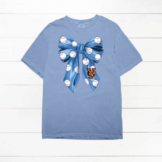 Young Guns Blue Bow Tee