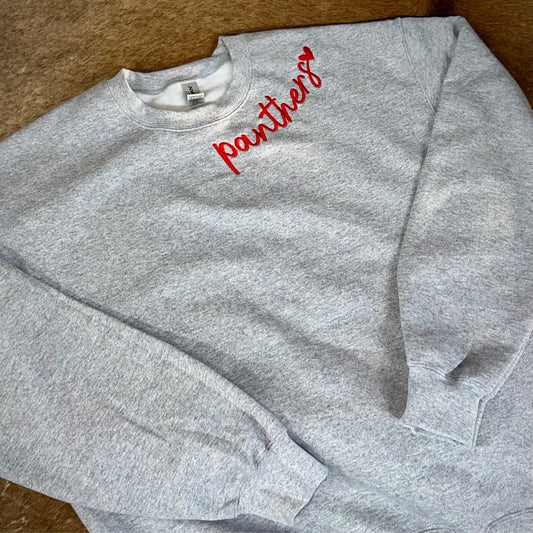 Mascot Collar Sweatshirt