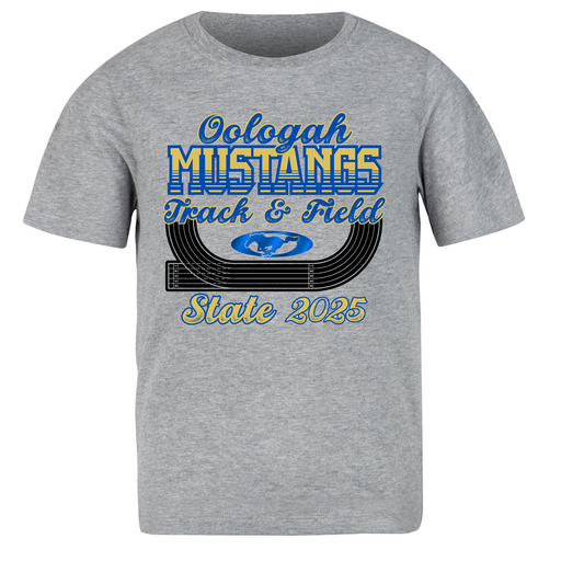Mustangs Track State tee