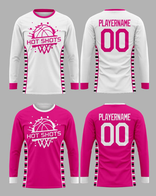 Hot shots long sleeve Tee