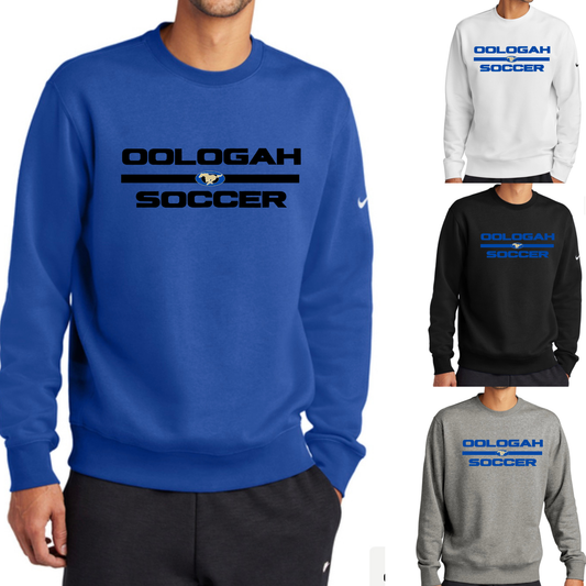 Oologah soccer Nike crewneck
