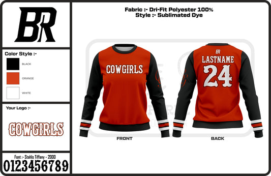 Cowgirls Crew Neck Sweatshirt