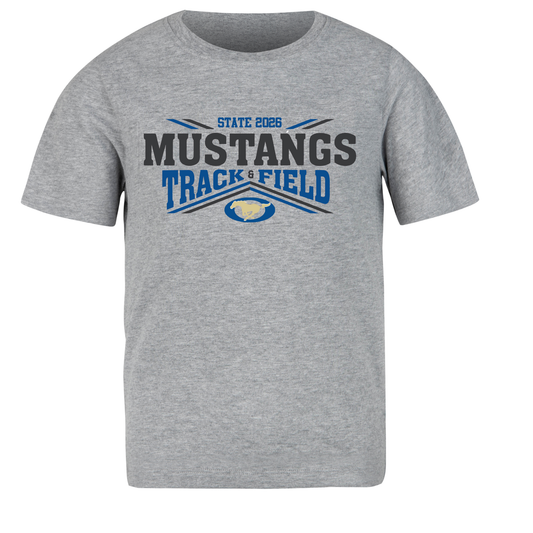 Mustangs Track State tee 2026