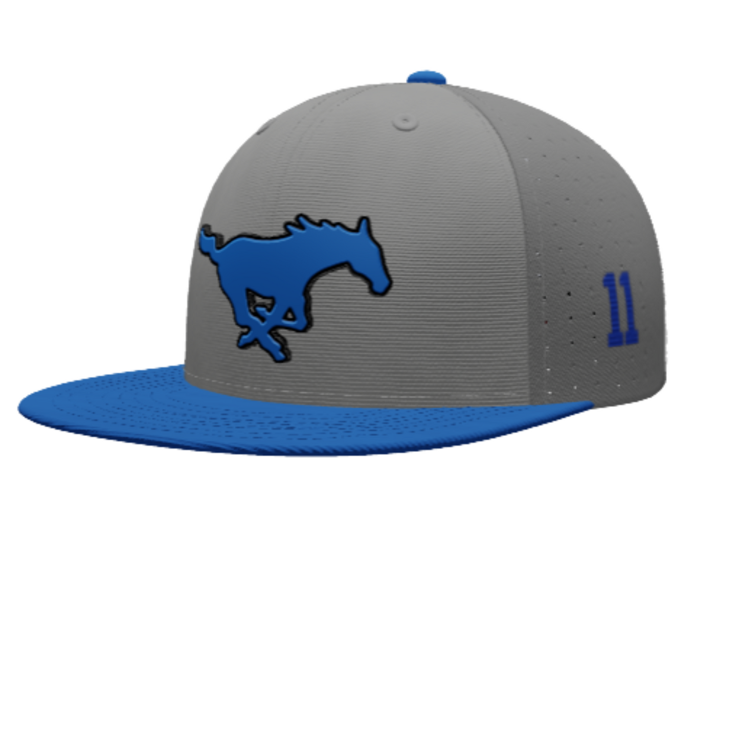 3d Puff  FlexFit Mustangs Hat