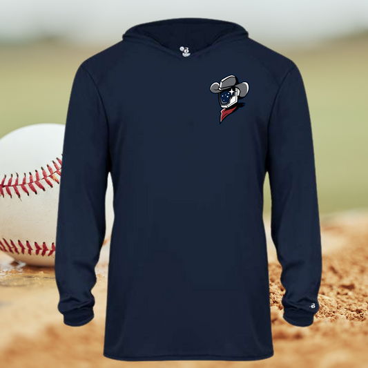 Space Cowboys Hooded long sleeve dri fit